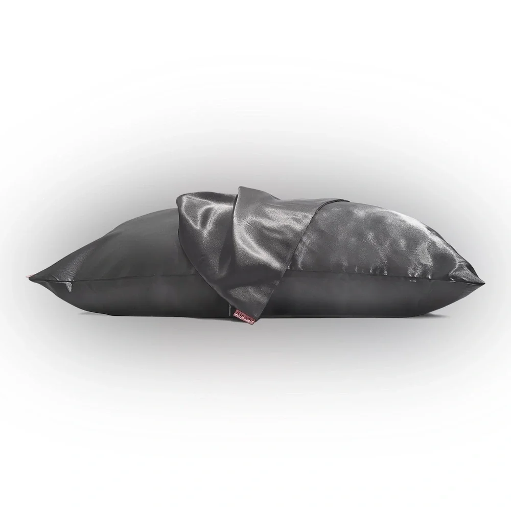 NWOT KITSCH Satin Pillowcase in pewter